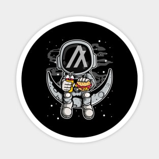 Astronaut Fastfood  Algorand ALGO Coin To The Moon Crypto Token Cryptocurrency Wallet Birthday Gift For Men Women Magnet